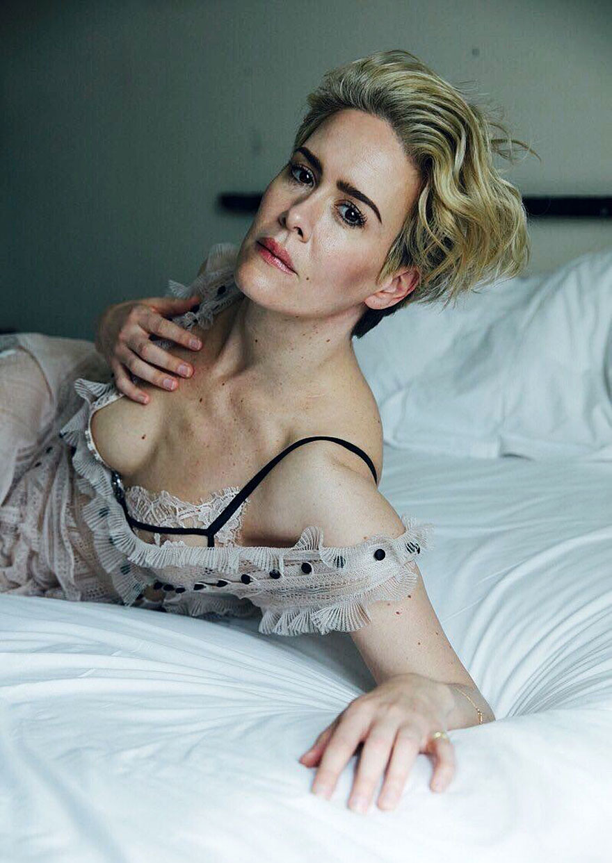 sarah paulson sexy - spy cam babes cecilia lion lesbian