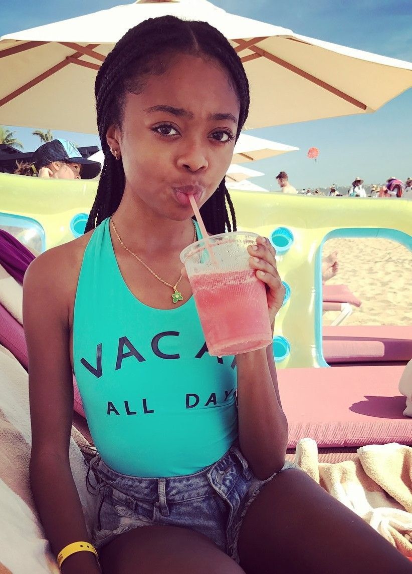 skai jackson in a bikini - lauren alexis webcam nude jump roping