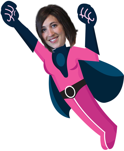 super hero with pink hair - ebony fake casting barbie crystal bbw