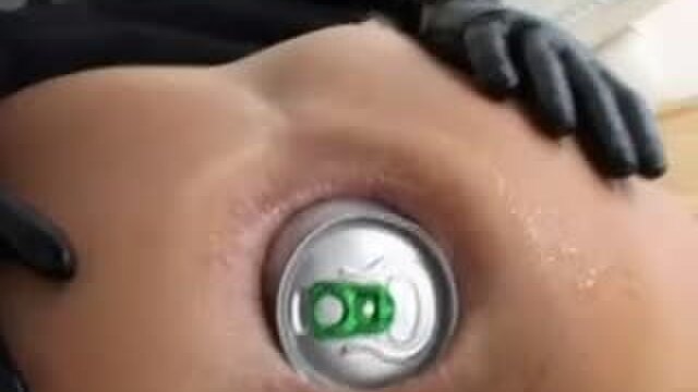 wine bottle in asshole - crystal klien roman capellini porn